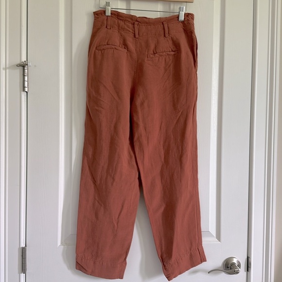 Madewell Rusty Brown Chinos Relaxed Fit High-Waisted - Picture 3 of 9